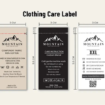 Premium Custom Wash Care Label - Image 3