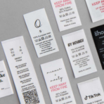 Premium Custom Wash Care Label